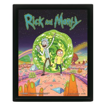 Постер 3D Rick and Morty (Portal) EPPL71251