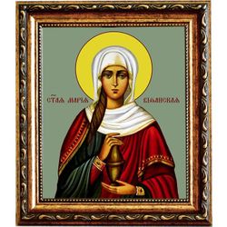 Мария Вифанская праведная, сестра Лазаря Четверодневного. Икона на холсте.