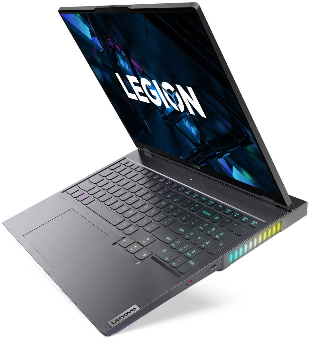 Ноутбук Lenovo Legion 7 16ITHg6 (82K600AERU) 16"/Intel Core i9-11980HK/RAM 32 GB/SSD 2048 GB/nVidia GeForce RTX 3080 16 Гб/2560x1600/IPS 165Hz/Windows11/Подсветка кл-ры: RGB/серый. Состояние: B1