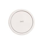 Блок розеток 107J п/автомат (4 EURO + 2 USB-A + 2 USB-C + б/п заряд) Ø 120 мм, Белый