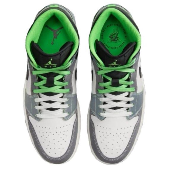 Jordan Air Jordan 1 Винтажные баскетбольные кроссовки MID Топ Белый черный коричневый Мужские