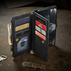 Многофункциональный чехол-кошелек CaseMe 3 in 1 Matte Wallet для Samsung Galaxy S25 Edge