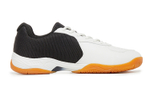 VOIT Cushioning Abrasion Resistant Breathable Low top Badminton Shoes Unisex White Black