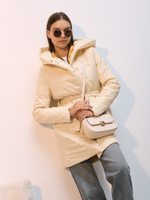 Полупальто демисезонное "2026" ваниль