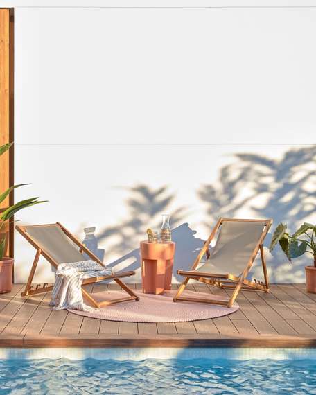 Приставной столик Vilena из терракоты Ø33 см