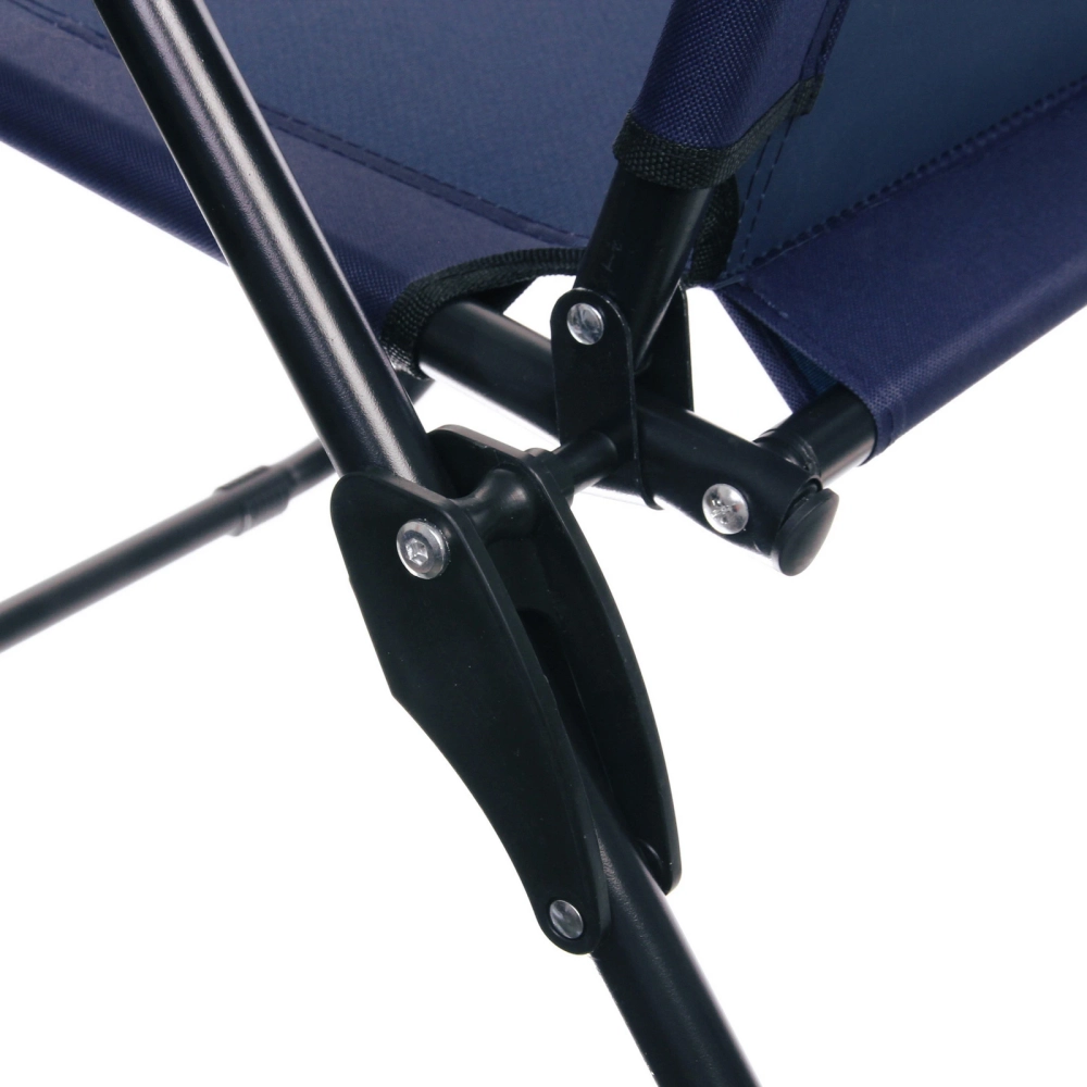 Кресло складное с подлокотниками TFS1608, 54*68*95 см, 3 положения, темно-синий.