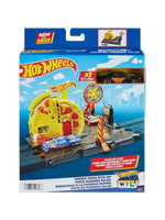 Игровой набор Hot Wheels City «Заправка» HKX44 | Hot Wheels City Speedy Pizza Pick-Up городской трек с пиццерией 1:64 4+