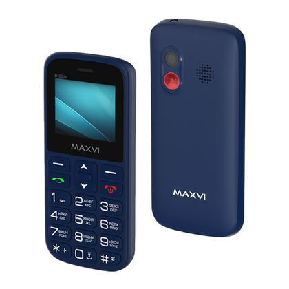 Сотовый телефон Maxvi B100ds Blue