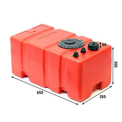 Стационарный топливный бак TITANO, 60 литров / Топливный бак для лодочного мотора