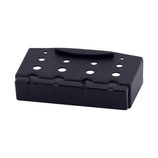 Сушилка для посуды из алюминия с поддоном Kamille KM-0750 (черная 57,5х35х27,5 см.)