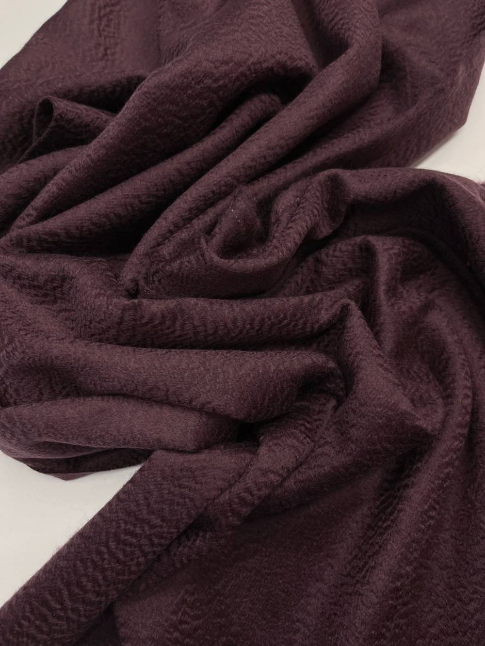 Купон кашемировый zebellinato бордовый