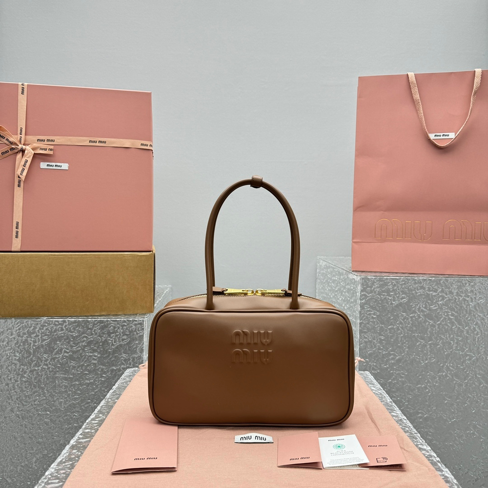 Miu Miu Leather Beau Bag 30 cm