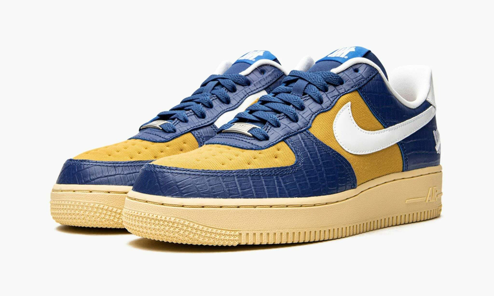 Air Force 1 Low SP "Undefeated 5 On It - Blue Yellow Croc"