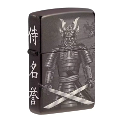 Зажигалка Zippo 49292 Knight Fight Design, High Polish Black