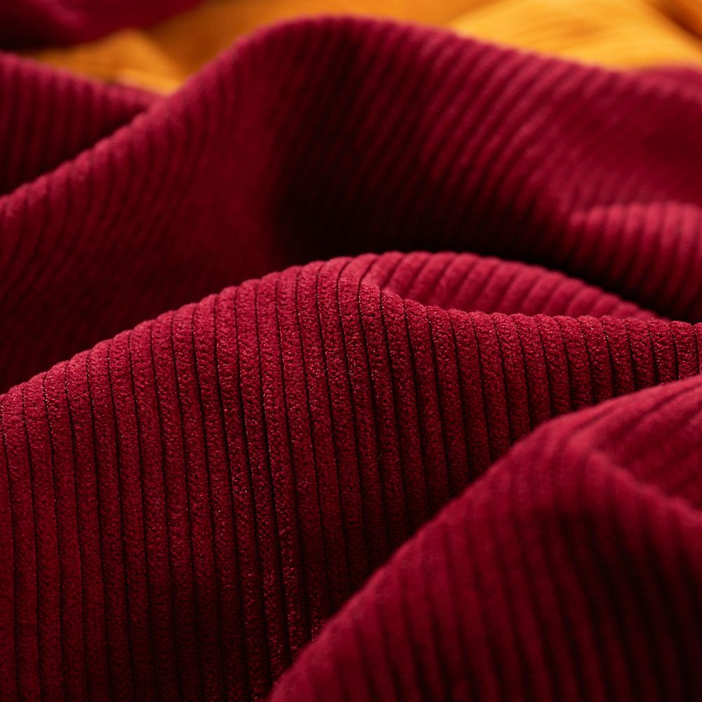 Рубашка YMKASHIX Velvet Button Det Бордовый-Горчичная