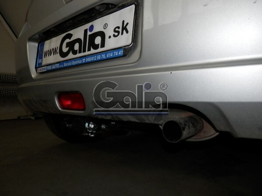 Фаркоп оцинкованный Galia S078A для Suzuki Swift хетчбек 3/5 дверей 2005-2009, кроме 4WD / Opel Agila B 2008-(паспорт и сертификат в комплекте)(без электрики)