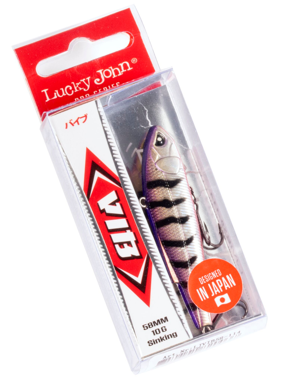 Воблер тонущий вертикальный LJ Pro Series VIB S 58.00/114