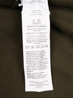 Худи на молнии C.P. Company Diagonal Raised Fleece Ivy Green