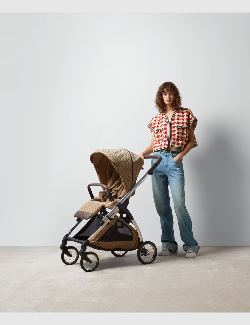 Детская Коляска Gucci Stroller "Beige"