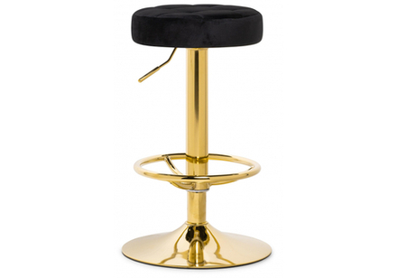 Барный стул Woodville Marun black, gold