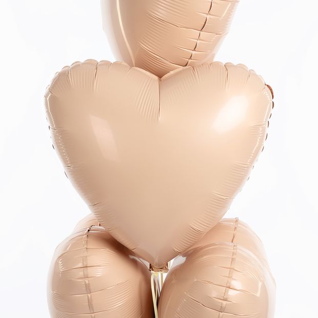 Ag Шар Сердце 19''/46 см, Мистик Тон сатин (БГ-15)