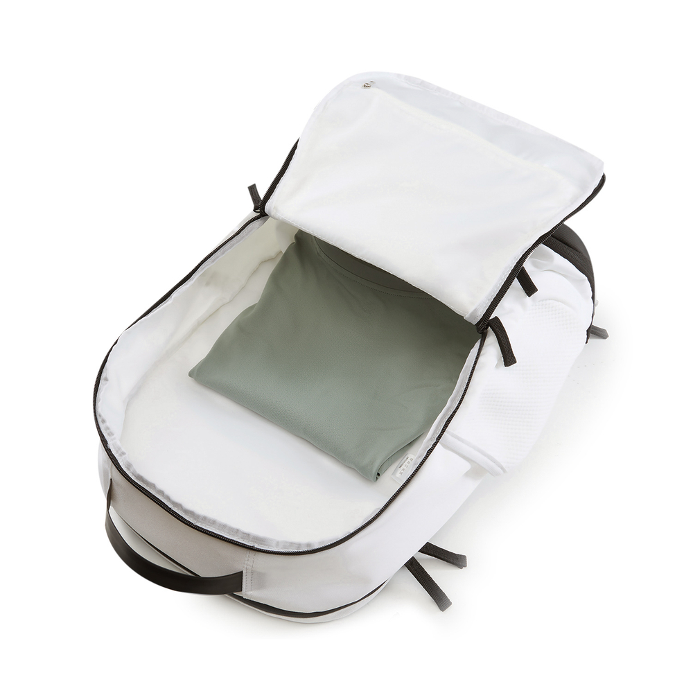 Li Ning Fitness Series Polyester Backpack Unisex White