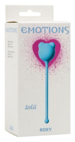 Небольшой шарик в силиконовой оболочке Roxy (голубой) (Цвет: голубой)