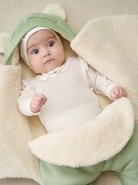 Конверт-звездочка "Шалфей" с прорезями для ремней безопасности 0+