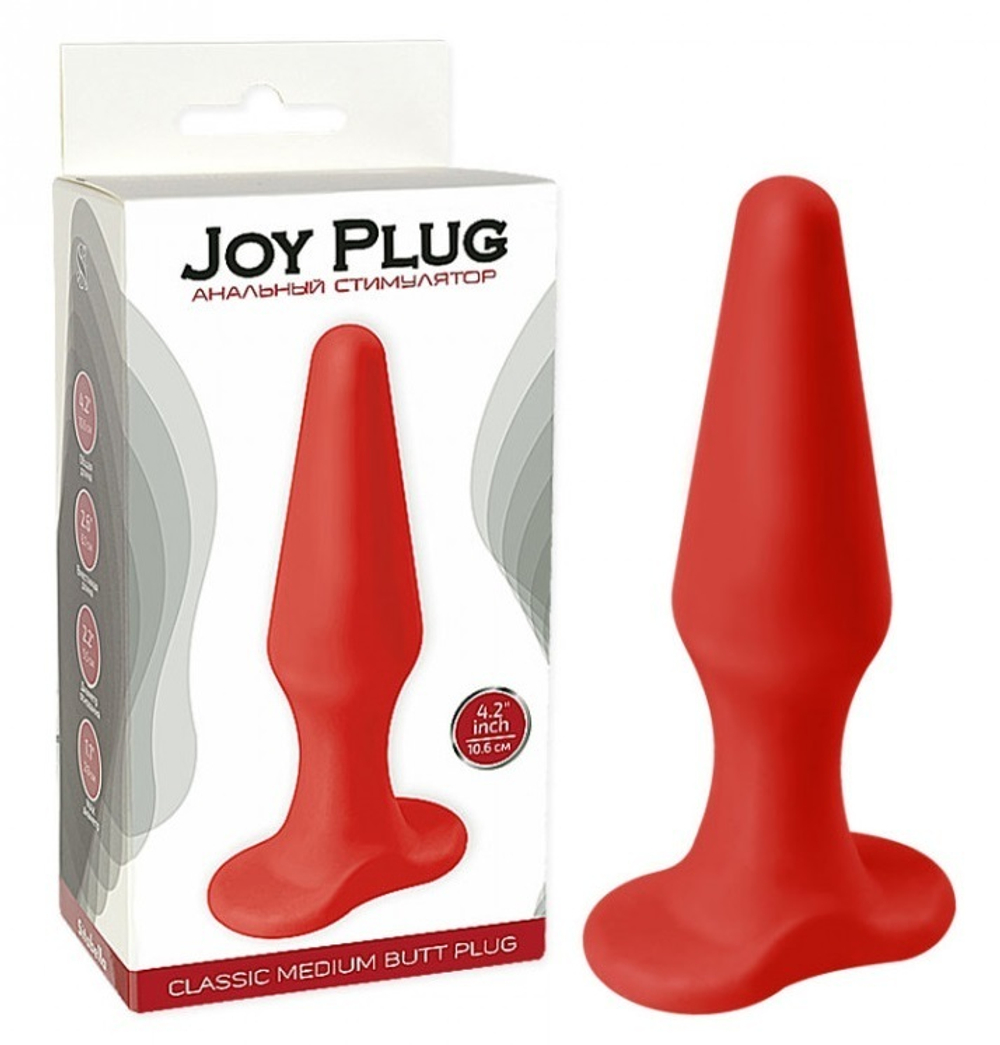 Анальная втулка Sitabella красная 11 см