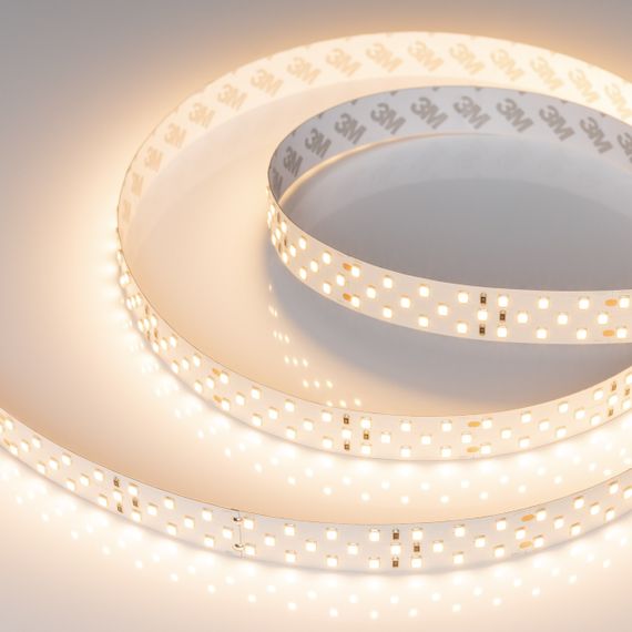 Светодиодная лента Arlight 27W/m 252LED/m 2835SMD теплый белый 5M 019927(2)