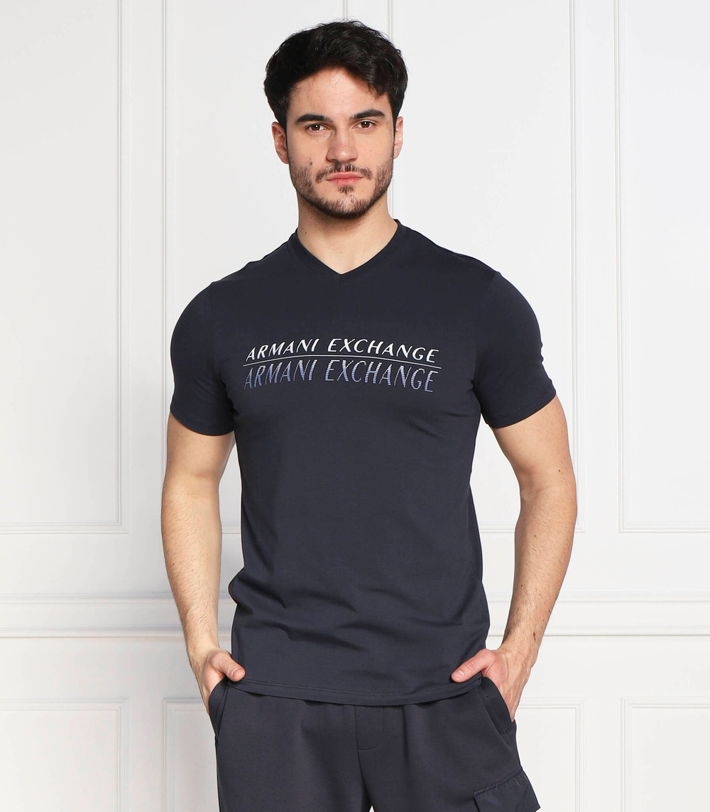 футболка Armani Exchange - темно-синий(3RZTAH ZJAAZ)