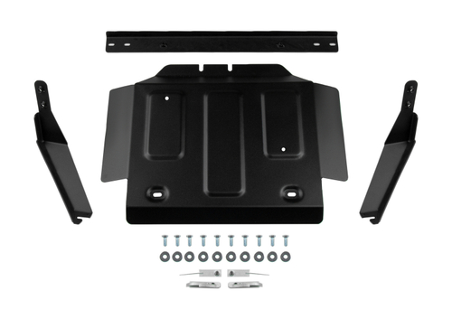 Защита РК АвтоБроня для JAC T9 АКПП 4WD 2024-н.в., сталь 1.8 мм, с крепежом, штампованная, 111.09219.1