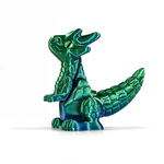 Дракончик-кенгуру, 3D фигурка, игрушка-антистресс, сине-зеленый, 8 см.