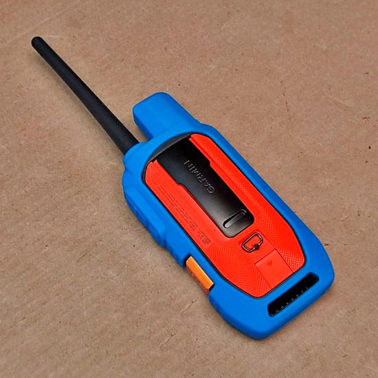 Чехол силиконовый для Garmin Alpha 200i / 300i защитный противоскользящий бампер (Синий)