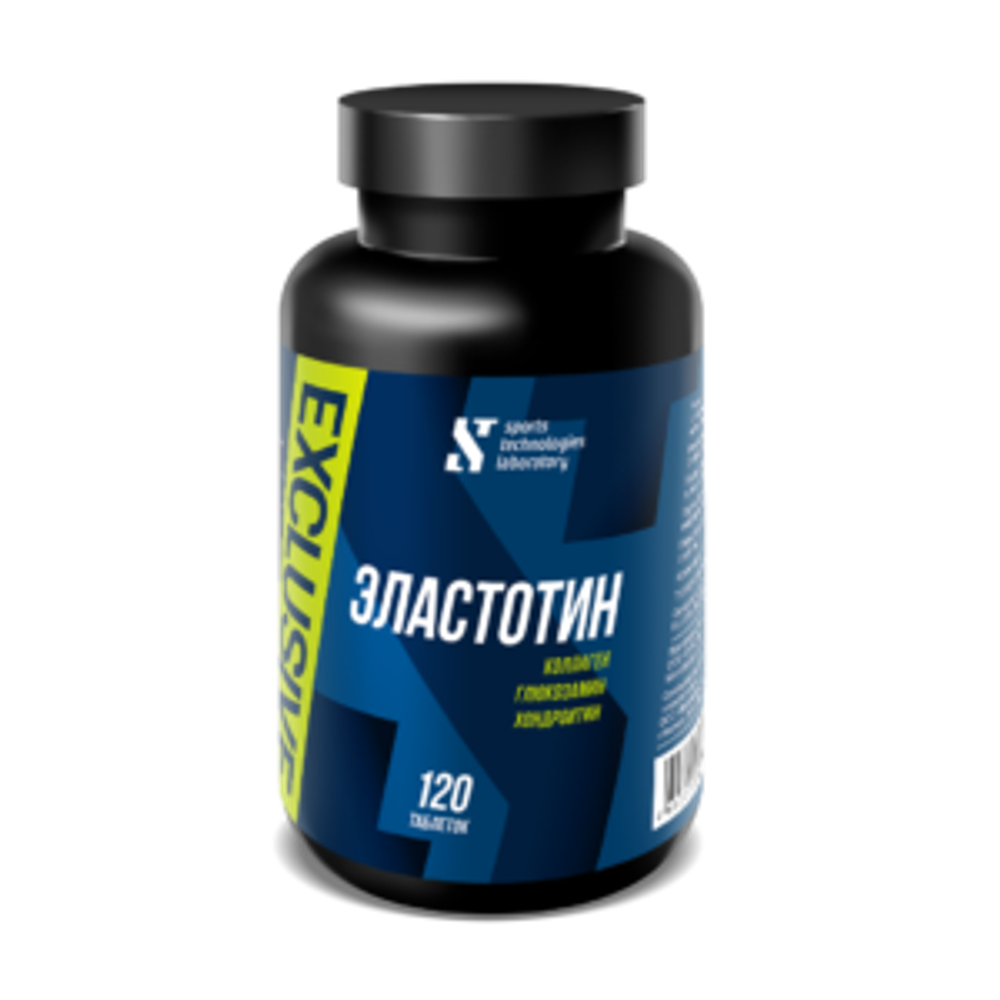 Хондропротектор Эластотин, комплекс для суставов и связок (Хондроитин, Глюкозамин, Коллаген), 120 таблеток
