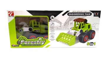 Машинка - конструктор " Строительная СпецТехника " Forestry c отверткой 5в1
