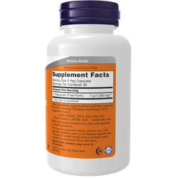 Now Foods L-Tryptophan 500 mg 60 / 120 veg capsules , L-триптофан