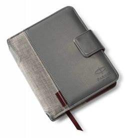 Набор перо и блокнот Parker Sonnet F530 LaqBlack GT перо 18Ct F (1978402)