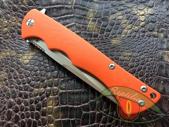 Складной нож Steelclaw Рыжая лиса JER03 c клинком из стали D2, рукоять G10