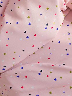 Наволочка комплект 2шт  перкаль Сказка "Сердечки" 70x70 см на молнии