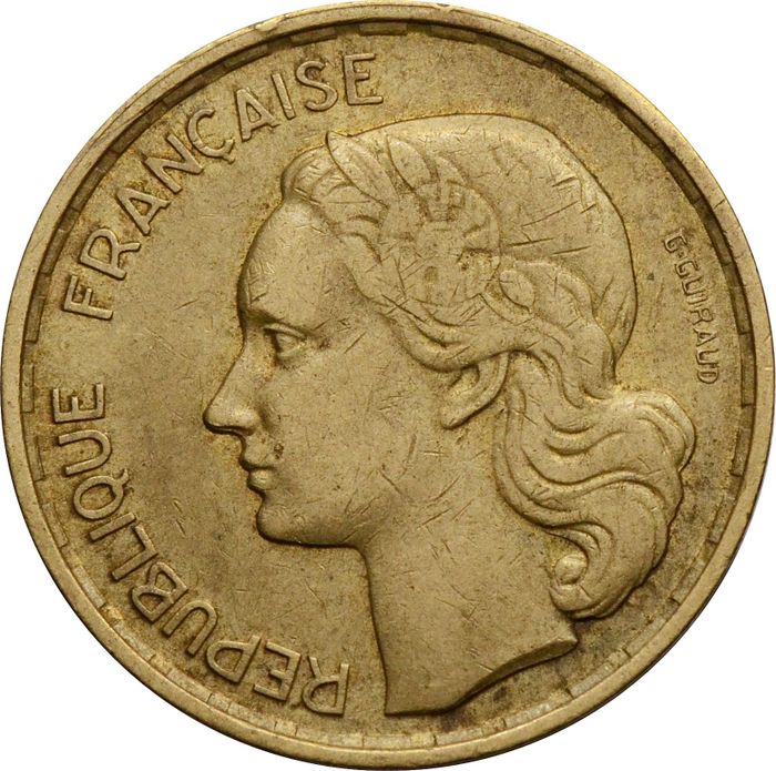 20 франков 1950-1954 Франция XF