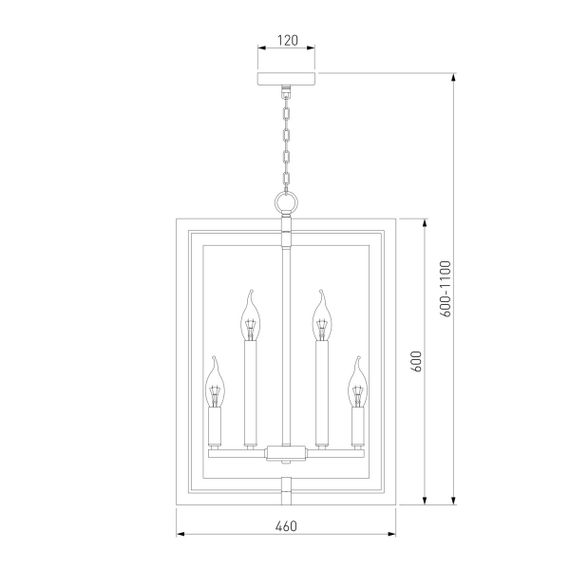 Подвесная люстра Bogates Hudson 327/8