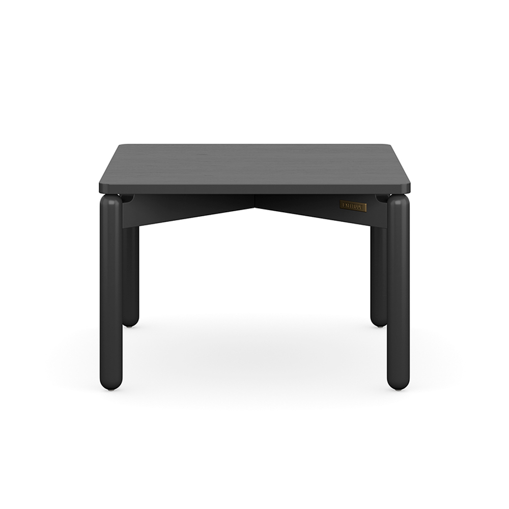 Столик кофейный saga, 60х60 см, темно-серый