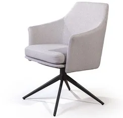 Крутящееся кресло Ben светло-серое