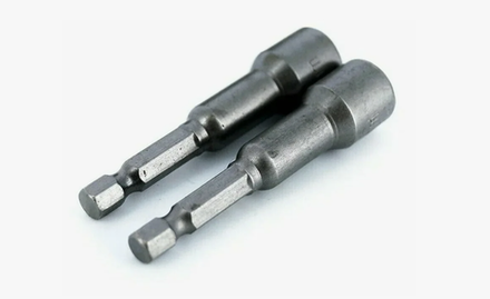 84613 БИБЕР Бита с торцевой головкой 8мм 65мм 2шт