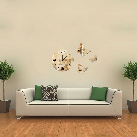 Настенные часы Три бабочки