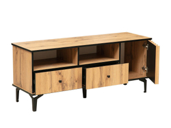 Модульная гостиная Либерти 1 (опора h150) Дуб вотан/Черный