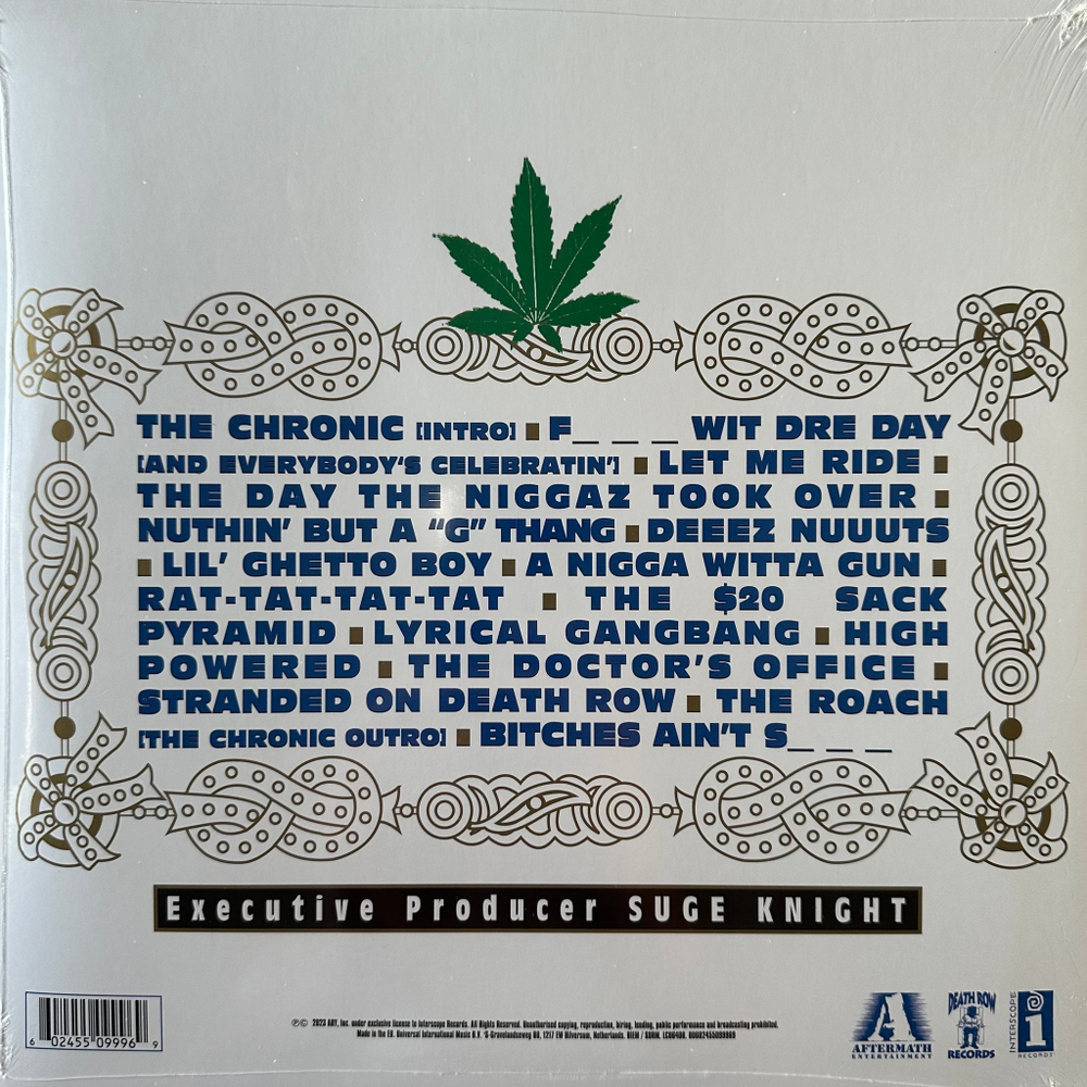 Dr. Dre ‎– The Chronic 2LP (Европа 2023г.)