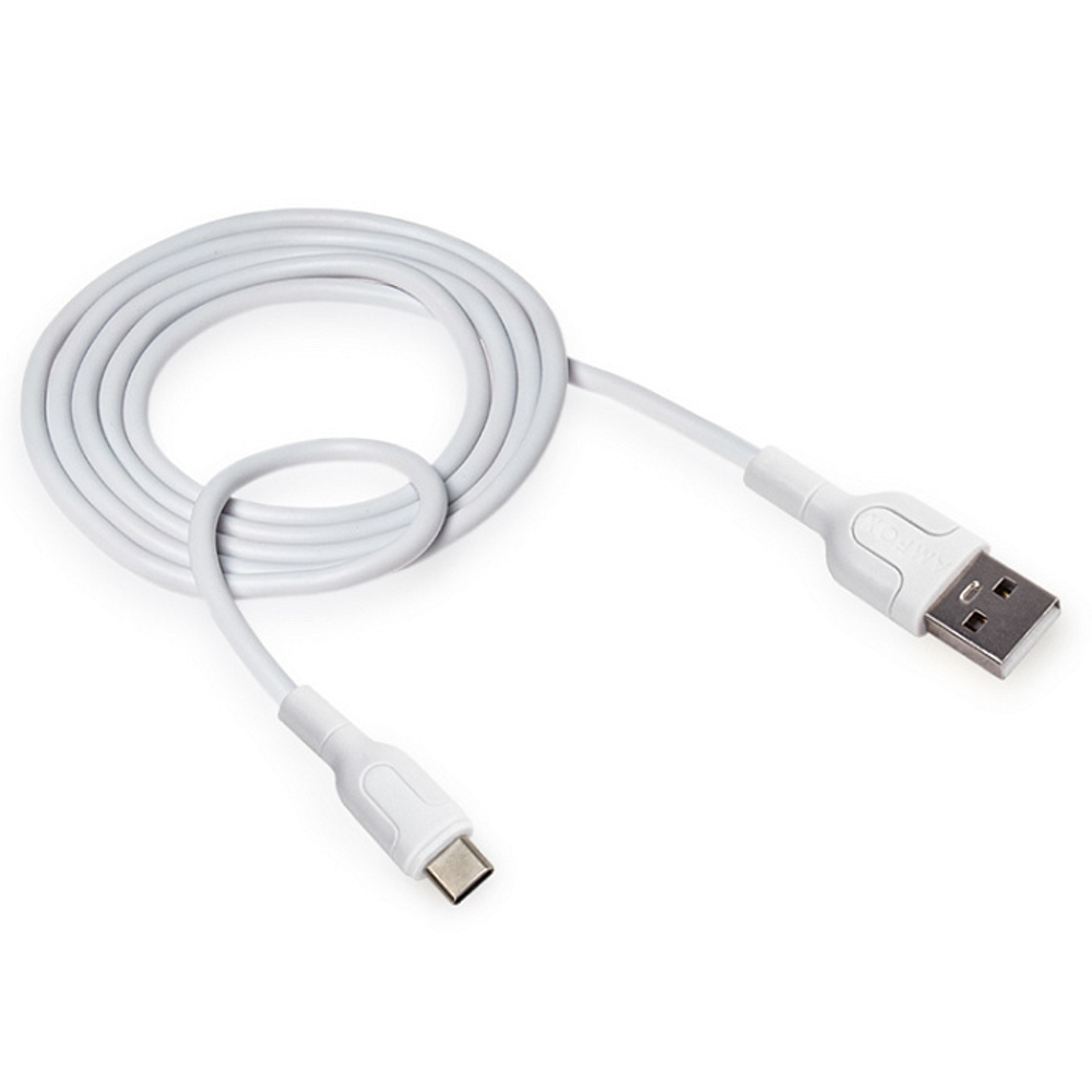 Кабель USB - Type-C AMFOX C11 2.1A White