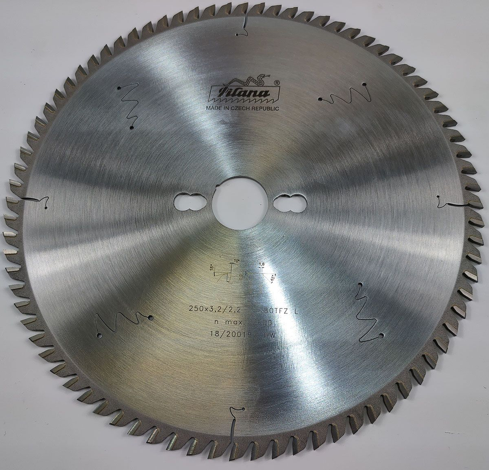 Пила дисковая TCT "Pilana" 250x3.2/2.2x30 z80   97-11 TFZ L